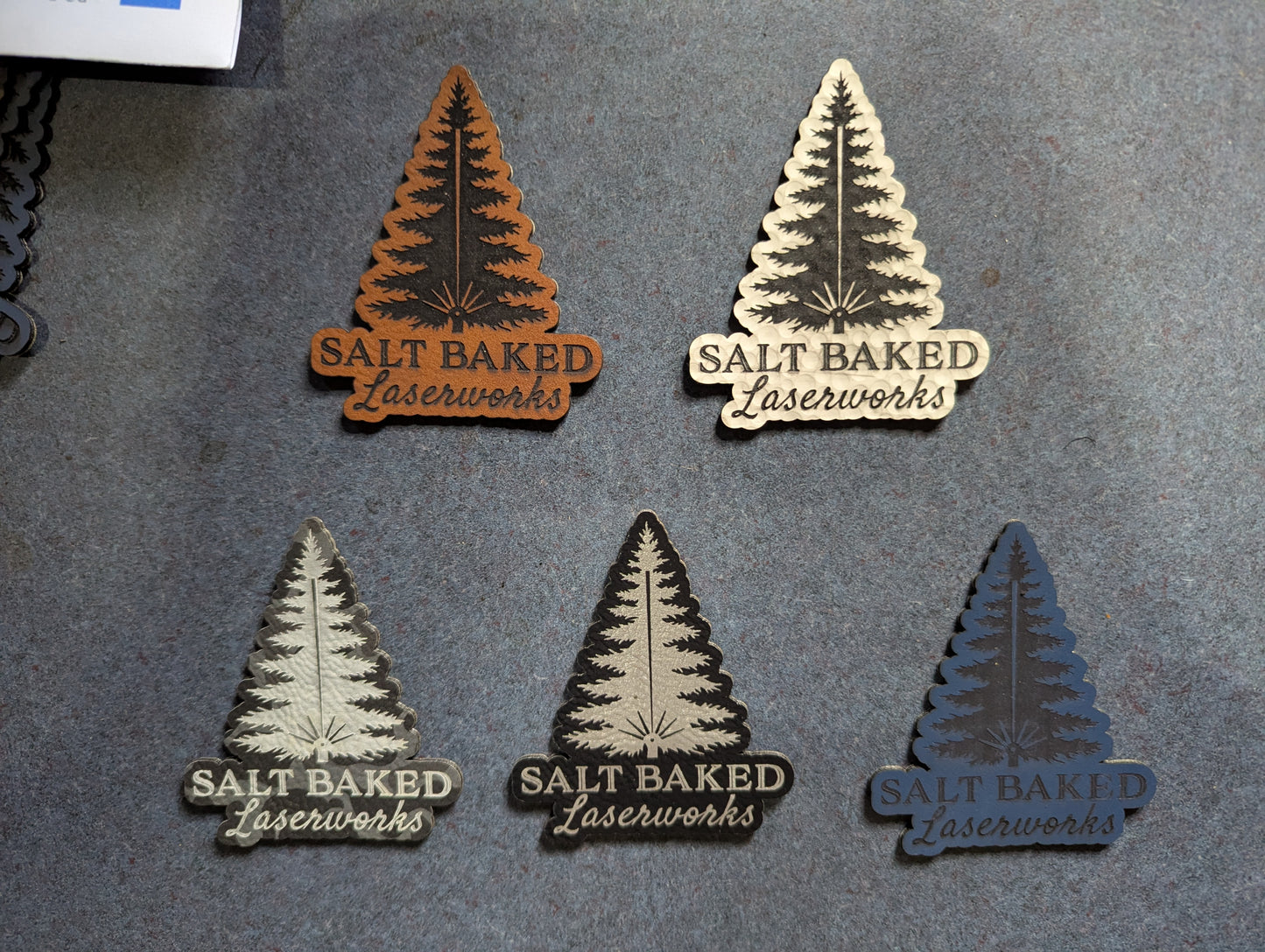 "Salt Baked Laserworks" Heat-Press Patch