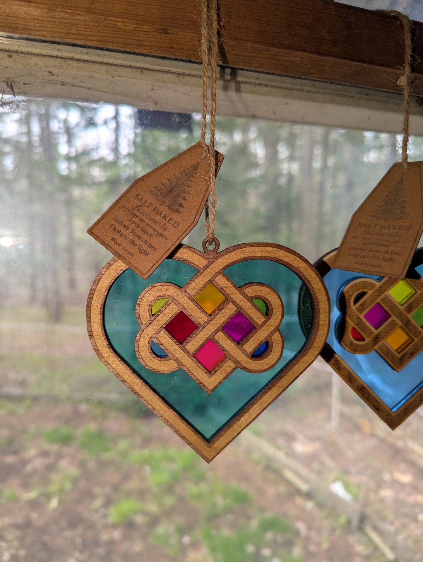 "Love Knot" Indoor Suncatcher - Custom Colors