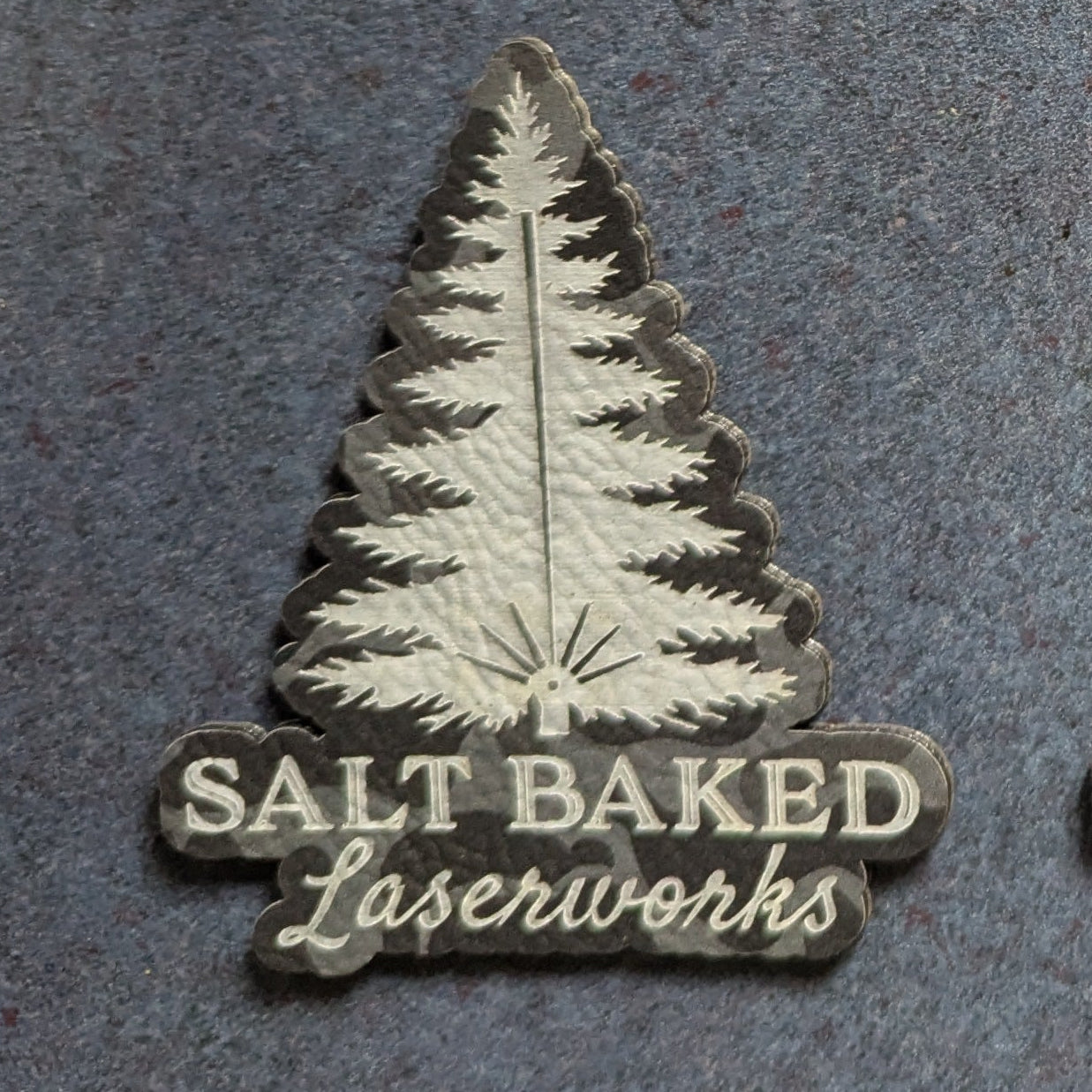 "Salt Baked Laserworks" Heat-Press Patch