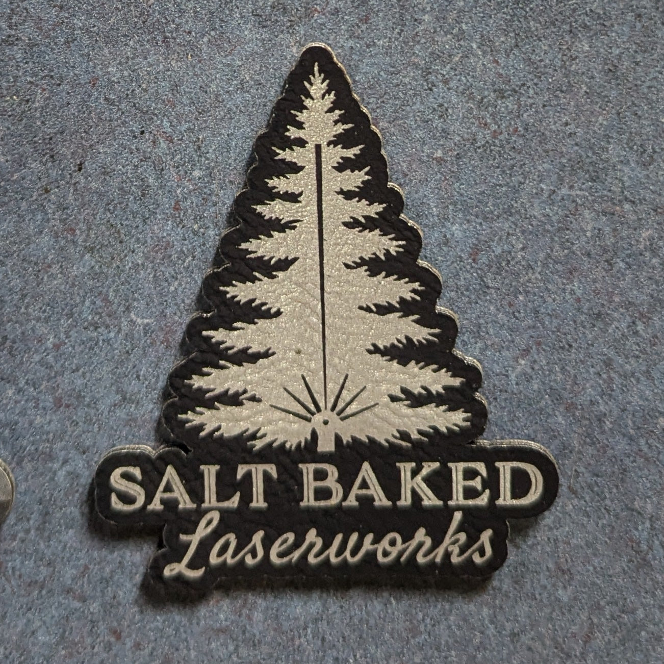 "Salt Baked Laserworks" Heat-Press Patch