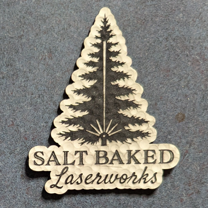 "Salt Baked Laserworks" Heat-Press Patch
