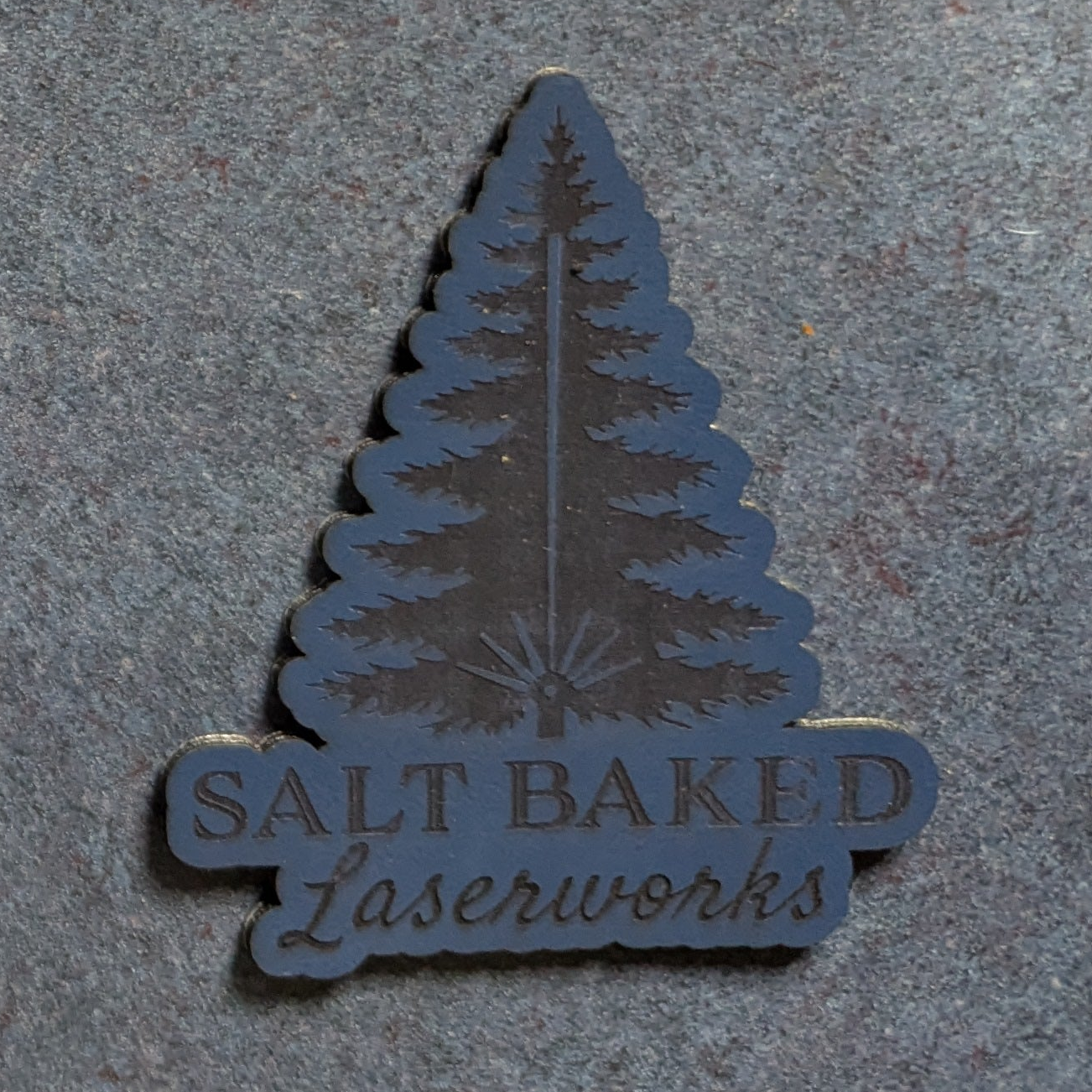 "Salt Baked Laserworks" Heat-Press Patch