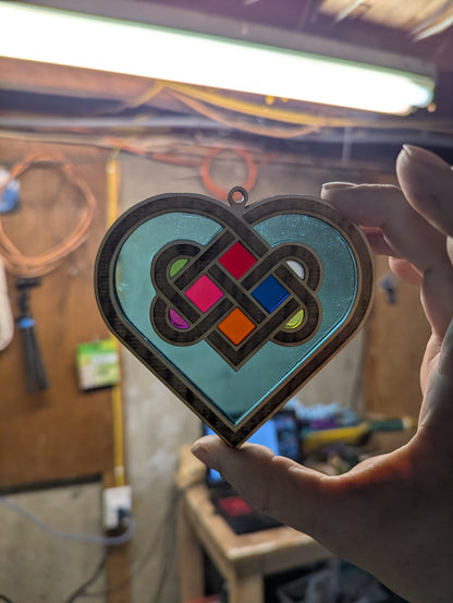 "Love Knot" Indoor Suncatcher - Assorted Colors