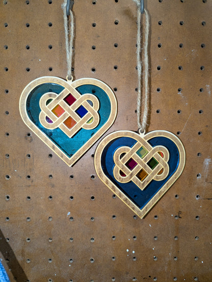 "Love Knot" Indoor Suncatcher - Assorted Colors