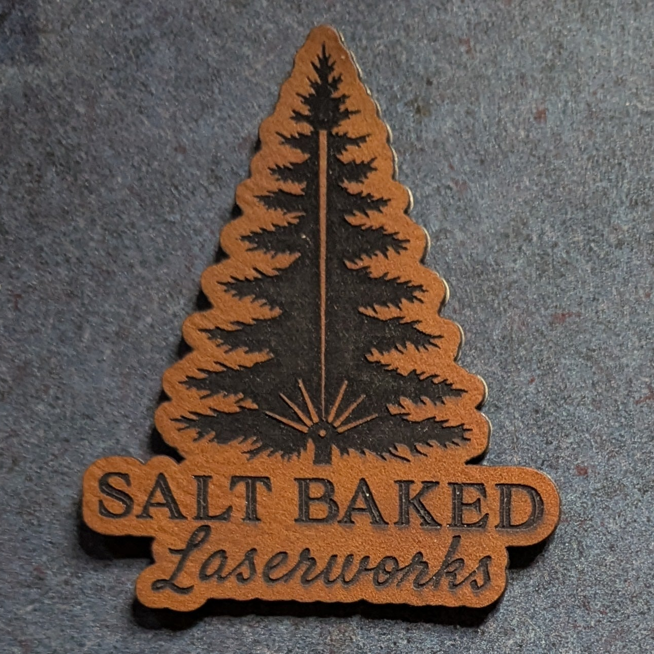 "Salt Baked Laserworks" Heat-Press Patch