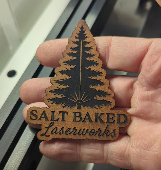 "Salt Baked Laserworks" Heat-Press Patch