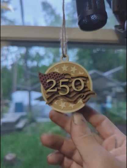 'America 250' Anniversary Ornament
