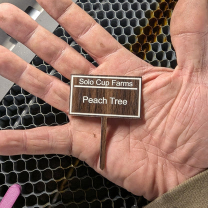2-inch 'Farm' Plant Sign